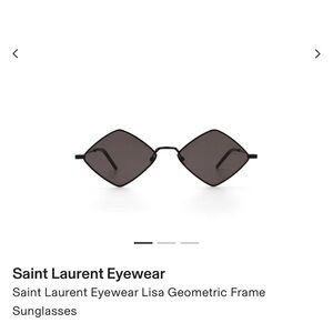 NNW Saint Laurent Eyewear Lisa Geometric Frame Sunglasses